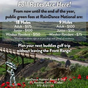 Image post by @raindancenationalresortgolf on Instagram