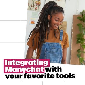 Image post by @manychat on Instagram
