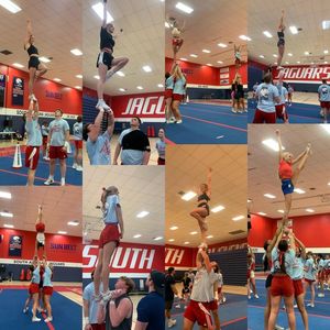 Image post by @southalabama.cheerleading on Facebook