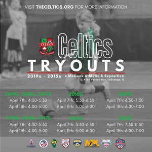 Image post by @TheCelticsSoccerClub on Facebook