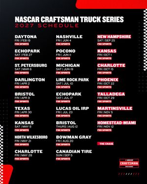 Image post by @NASCAR_Trucks on Twitter/X