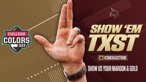 Image post by @txstatebobcats on Facebook