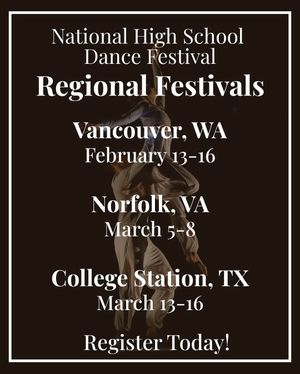 Image post by @nationalhsdancefestival on Instagram