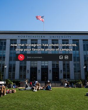 Image post by @northeastern on Instagram