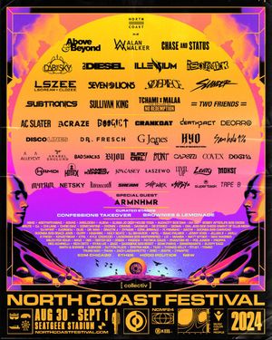 Image post by @northcoastfest on Twitter