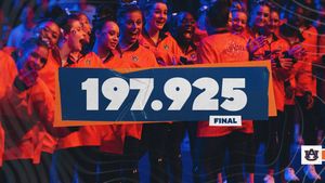 Image post by @AuburnGym on Twitter