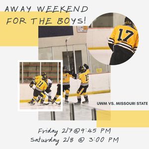 Image post by @clubhockeyuwm on Twitter