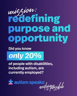 Image post by @autismspeaks on Instagram