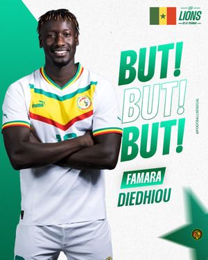 Image post by @FootballSenegal on Twitter