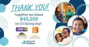 Image post by @VoicesForChildrenSD on Facebook