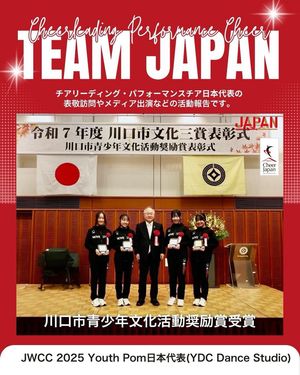 Image post by @cheer_japan on Instagram