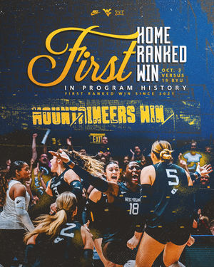 Image post by @wvuvolleyball on Instagram