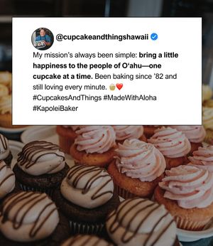 Image post by @cupcakeandthingshawaii on Instagram