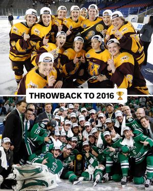 Image post by @ncaaicehockey on Instagram