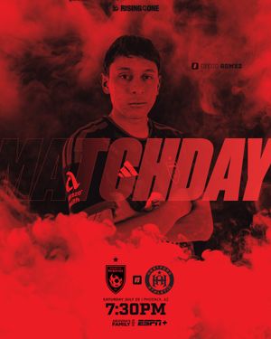 Image post by @phxrisingfc on Instagram