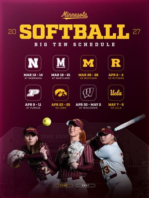 Image post by @gophersoftball on Instagram