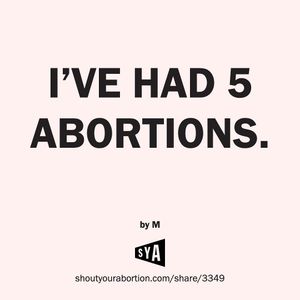 Image post by @shoutyourabortion on Instagram