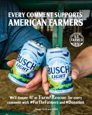 Image post by @BuschBeer on Twitter