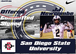 Image post by @CasteelFootball on Twitter
