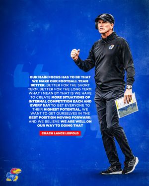 Image post by @KU_Football on Twitter