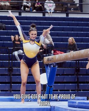 Video post by @WVUGymnastics on Facebook