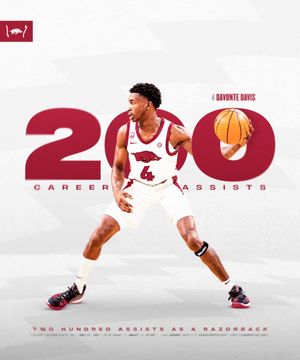 Image post by @RazorbackMBBRec on Twitter