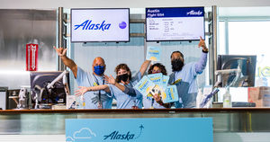 Image post by @AlaskaAir on Twitter