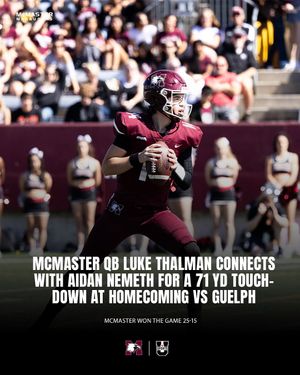 Image post by @mcmastersports on Instagram