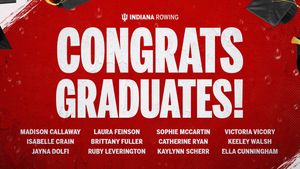 Image post by @IndianaRowing on Twitter