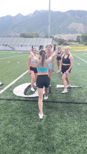 Video post by @corner_canyon_cheer on Instagram