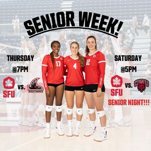 Image post by @sfu_volleyball on Instagram