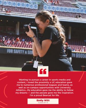 Image post by @uofcincy on Twitter