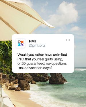 Image post by @pmi_org on Instagram