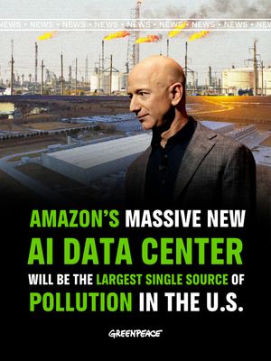 Image post by @greenpeaceusa on Instagram