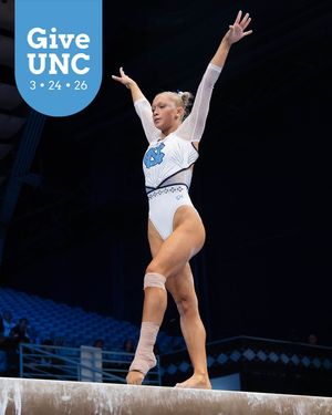 Image post by @uncgymnastics on Instagram