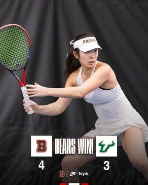 Image post by @brownu_wtennis on Instagram