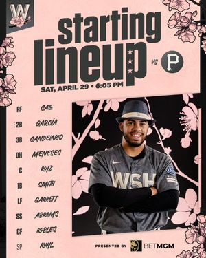 Image post by @Nationals on Twitter