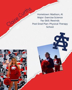 Image post by @southalabama.cheerleading on Facebook