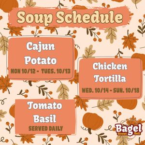 Image post by @bagelstreetdeli on Instagram