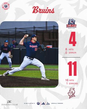 Image post by @BelmontBaseball on Twitter