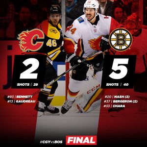 Image post by @nhlflames on Instagram
