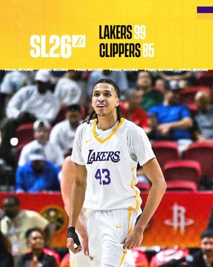 Image post by @lakers on Instagram