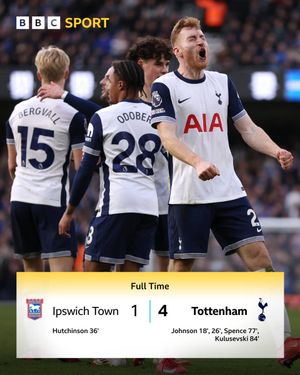 Image post by @BBCSport on Twitter
