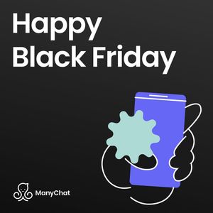 Image post by @manychat on Instagram