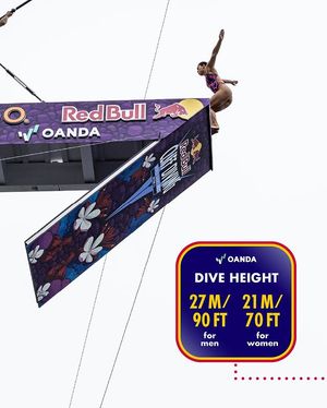 Image post by @redbullcliffdiving on Instagram