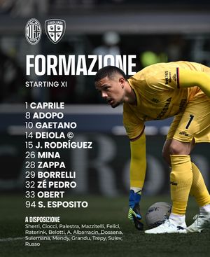 Image post by @cagliaricalcio on Instagram