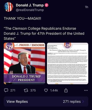 Image post by @clemsoncollegerep on Instagram