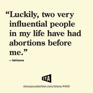 Image post by @shoutyourabortion on Instagram