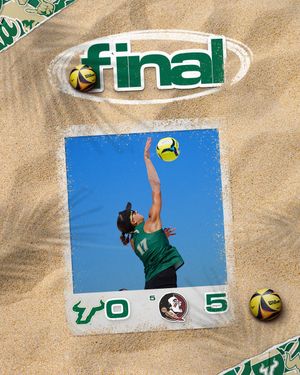 Image post by @USF_BeachVB on Twitter