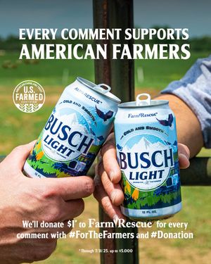 Image post by @BuschBeer on Twitter/X